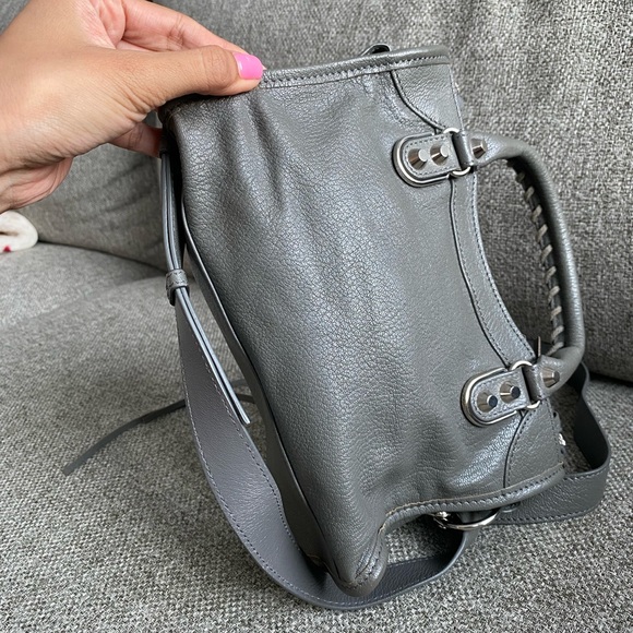 *SOLD* Balenciaga City Classic Metallic Edge Bag Leather Mini. - Picture 4 of 17